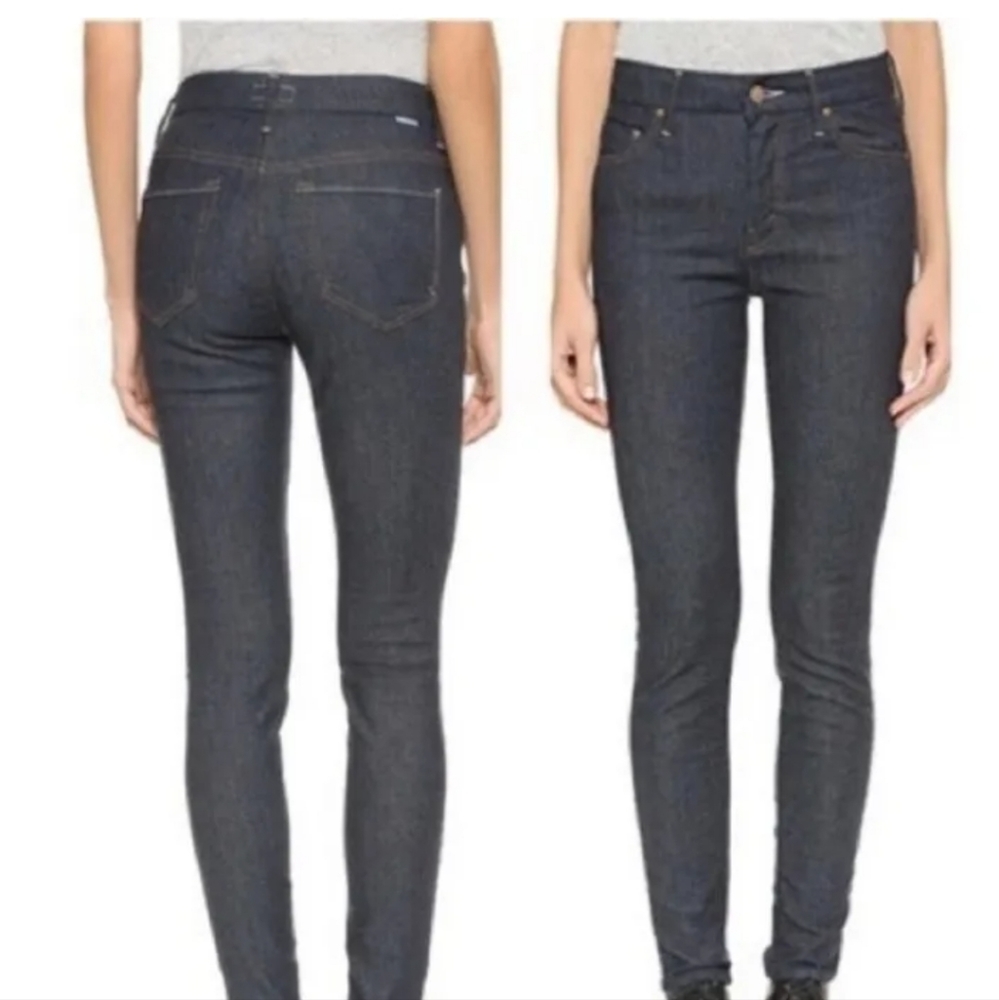 MOTHER Blue Ankle Cropped Jeans Modern Fit